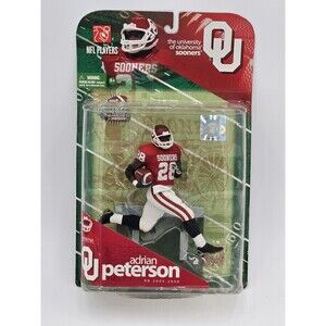 McFarlane Sportspicks NCAA Football Figure Adrian Peterson Oklahoma Sooners New